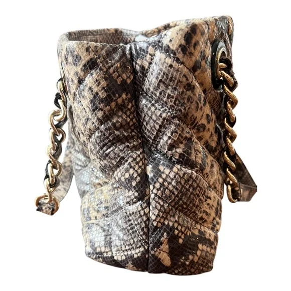 Kate Spade Maryann Quilted Snakeskin Chain Handle Shoulder Bag - Picture 3 of 13